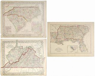 Three 19th Century Southern Maps