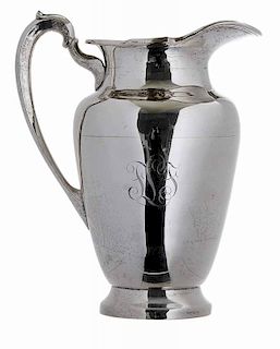 Mexican Sterling Water Pitcher
