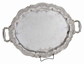 Gorham Two Handle Sterling Tray