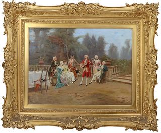 Charles Eduard Maillard; French Oil Signed