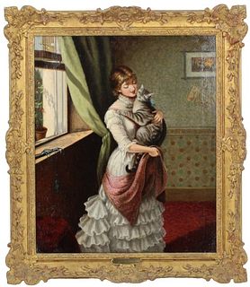 John Morgan (1823-1886) British, Oil on Canvas