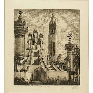 Ted Wade Etching