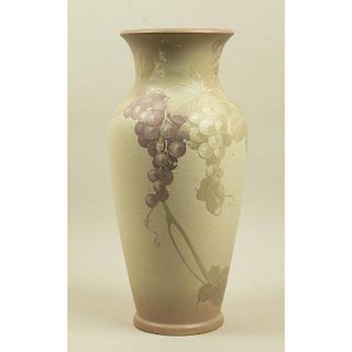 Weller Perfecto Tall Vase W/ Grapes