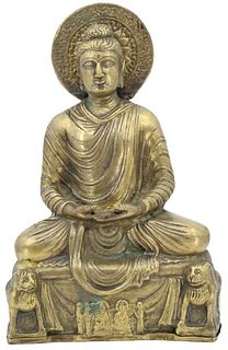 19 Century Gold Gilt Buddha