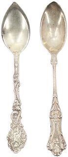 (2) Sterling Silver Spoons, 1.76 OZT