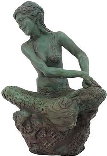 Jennie Wasser (20th C) American, Bronze Sculpture