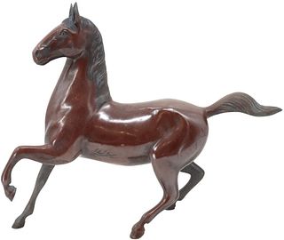 Likely Asian Bronze Wind Horse