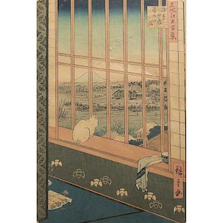 Japanese Woodblock Print, Hiroshige