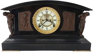 Antique Ansonia Figural Mantle Clock
