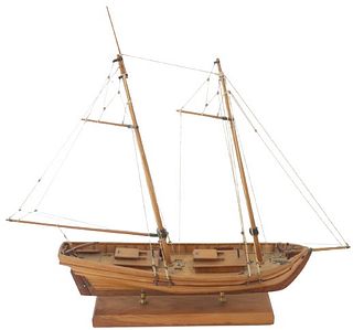Ship Model, Scale Model of an American Pilot Boat