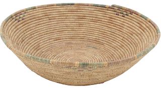 Western Primitive Indigenous Tightly Woven Basket