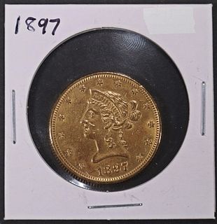 1897 $10 GOLD LIBERTY BU