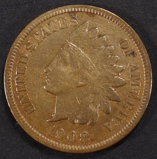 1908-S INDIAN CENT XF