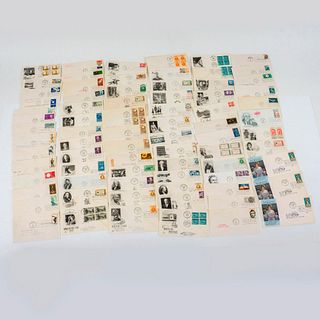 73pc Vintage 1960s First Day US Postage Covers Addressed