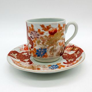 Vintage Chinese Demitasse Cup + Saucer