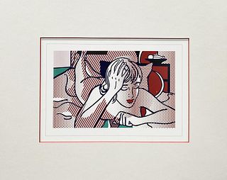 Roy Lichtenstein - Thinking Nude State I