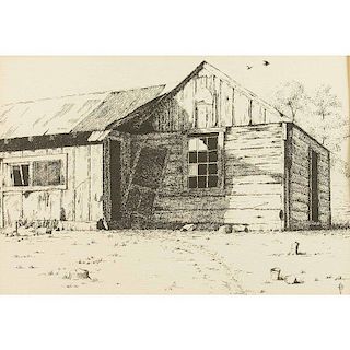 "Old Nevada Home" Print