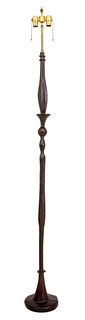 After Alberto Giacometti Bronzed Resin Floor Lamp