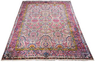 Persian Lavar Kerman Carpet, 12' x 8'