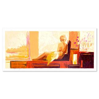 Adriana Naveh, "Relaxation" Hand Signed, Numbered Limited Edition Serigraph with Letter of Authenticity.