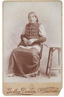 C. 1887 Buffalo Bill's Wild West Show Lakota Photo