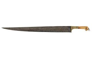 Indo-Persian Afghan Khyber Salawar Sword 19th C.