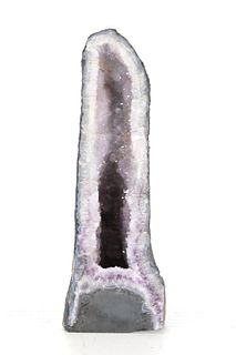 Large Cathedral Amethyst Geode Mineral Formation