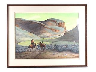 Craig Sheppard (1913-1978) "Wild Horse Corral"