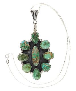 Navajo R. Sam Sierra Bella Turquoise Necklace
