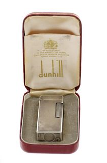 1970s Silver Plated Dunhill Rollagas Lighter