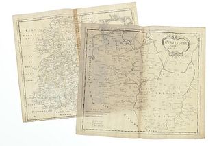 C 1695 Robert Morden Shrop & Huntington Shire Maps