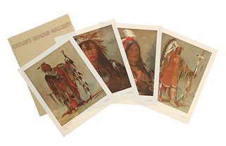 George Catlin Native American Chief's Lithographs
