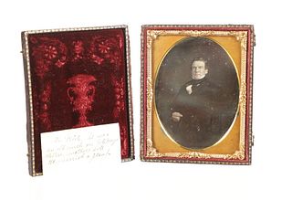 Cased Daguerreotype of Mr. Friteh 1850-1870s