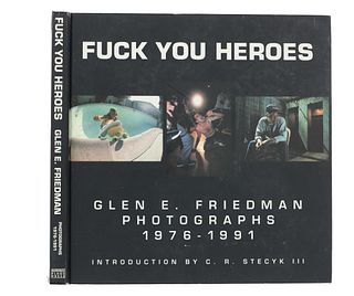 "F*** You Heroes" G. E. Friedman Photograph Book
