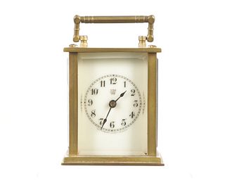 Waterbury Clock Co Mini Brass Carriage Clock 1890s