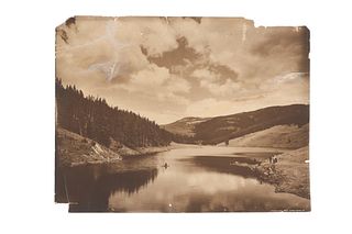 Original A. Schlechten Photograph of Mystic Lake
