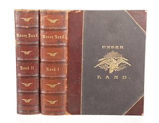 "Unser Land" Vol.1 & 2 by Benson Lossing 1877