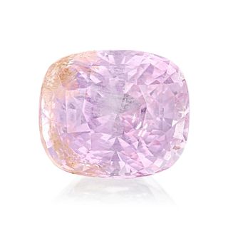 4.48-Carat Ceylon Unheated Pinkish Purple Sapphire Loose Gemstone, GIA Certified