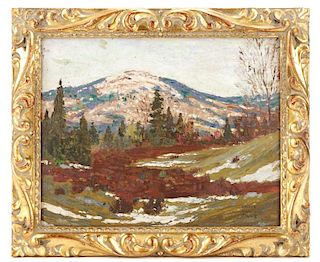 Walter King Stone, "Mountain Landscape", Oil