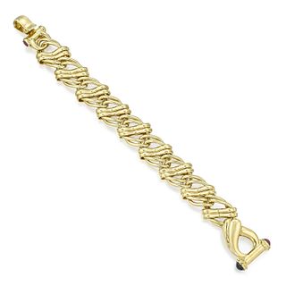 Gold Link Bracelet, Italian