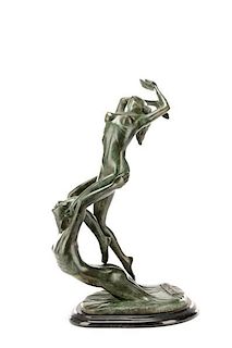 Lake Geneva Studios, "Dancers", Bronze