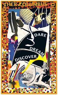 Frank Stella - The New York State Christopher Columbus Quincentenary Commission (Dare Dream Discover)