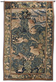 A Large Flemish Hanging Wall Tapestry