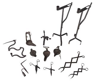 13 Wrought Iron Lighting Objects