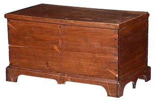 Southern Federal Inlaid Walnut Miniature Blanket Chest