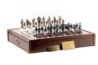 Charles Stadden Military Civil War Chess Set