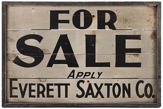 AMERICAN PAINTED PINE TRADE SIGN