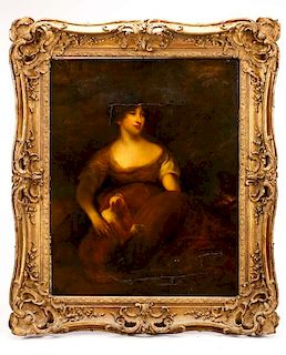 Circle of John Hoppner, "Portrait of a Lady", Oil