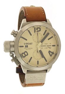 Italo Fontana, Italy U-boat wrist watch with chronograph