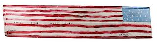 R.A. Miller, "This Flag Won't Burn", Folk Art